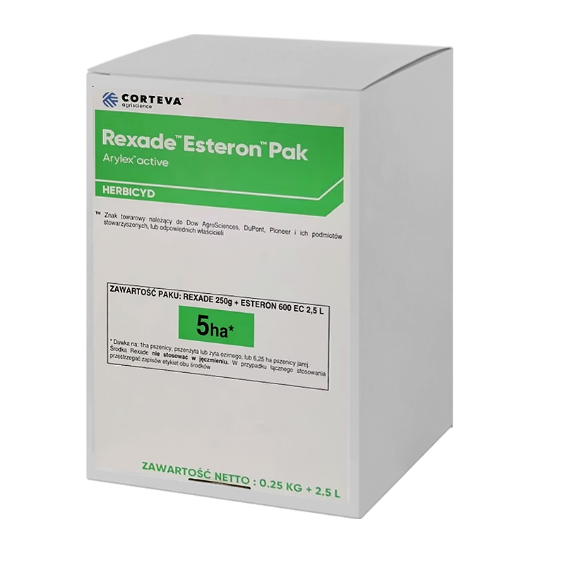 Rexade Esteron Pak na 5 ha | 0,25 kg + 2,5 L 1
