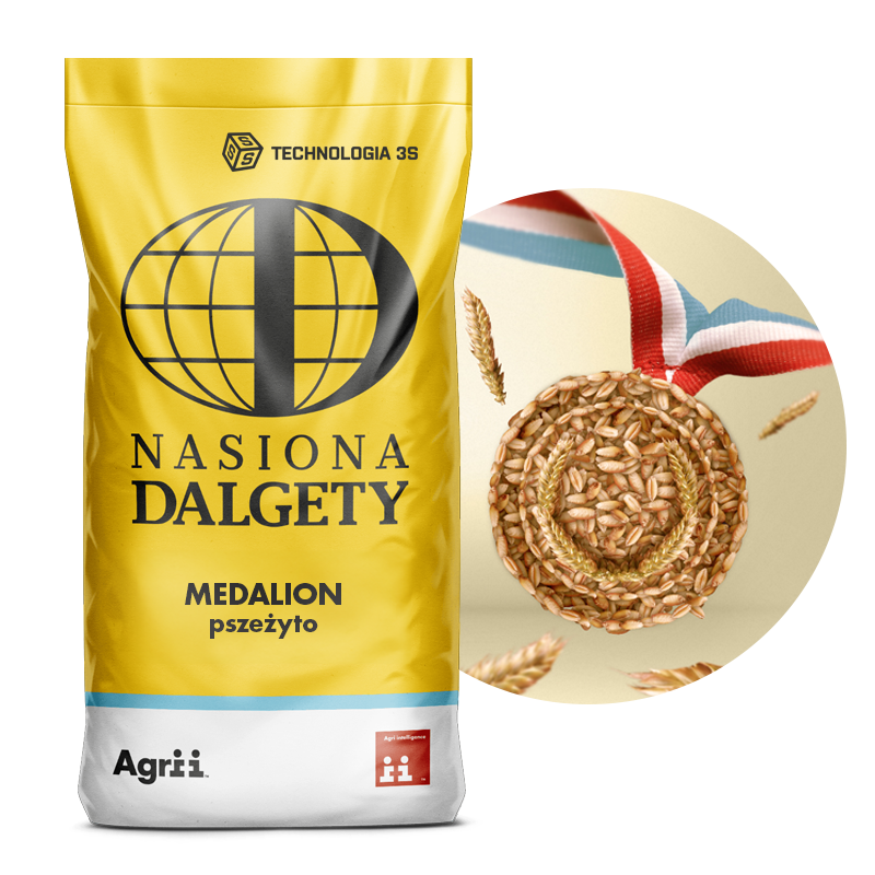 Pszenżyto ozime Medalion, 25 kg, Nasiona Dalgety 1