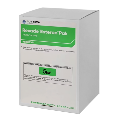 Rexade Esteron Pak na 5 ha | 0,25 kg + 2,5 L 1